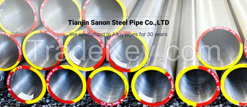 ASTM A335 p2 p5 p9 p11 p12 p22 p91 seamless alloy steel pipe