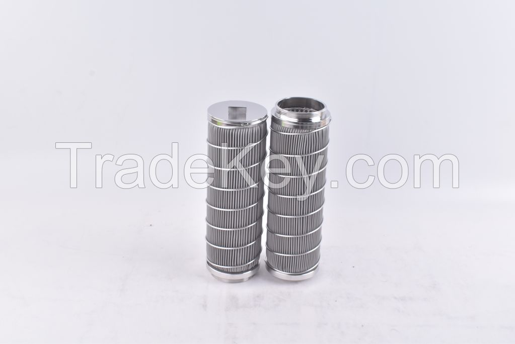Hot melt filter cartridge for petrochemical plastic chemical industry