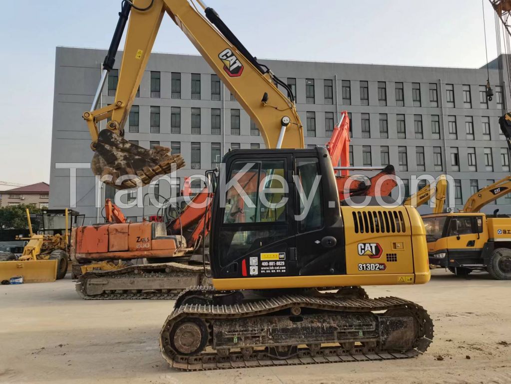 Used CAT 313D2 excavator at a low price, available 320D 325B 325D 325DL 326D 330B 330BL 330C 330D 336D, global direct shipping