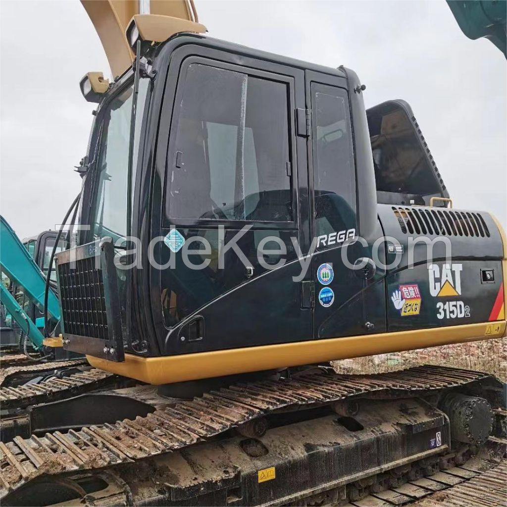 Used CAT 315D2 excavator at a low price, available 320D 325B 325D 325DL 326D 330B 330BL 330C 330D 336D, global direct shipping