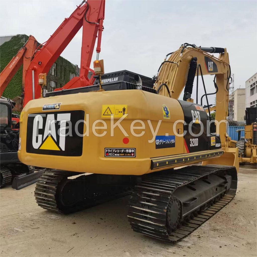 Used CAT 320D excavator at a low price, available 320D 325B 325D 325DL 326D 330B 330BL 330C 330D 336D, global direct shipping