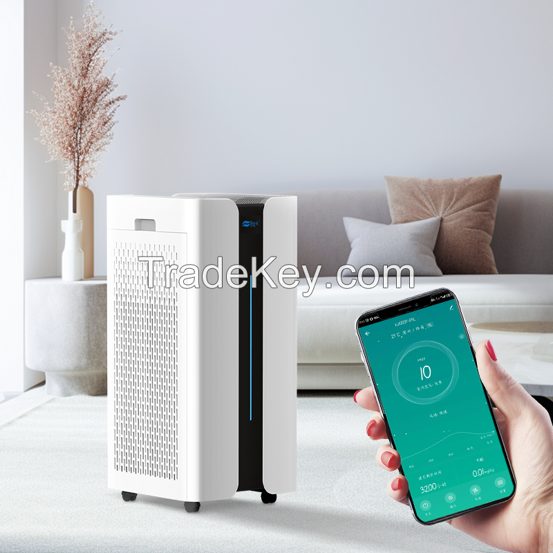 Home HEPA Air Purifier Dust Removal WIFI control With UV