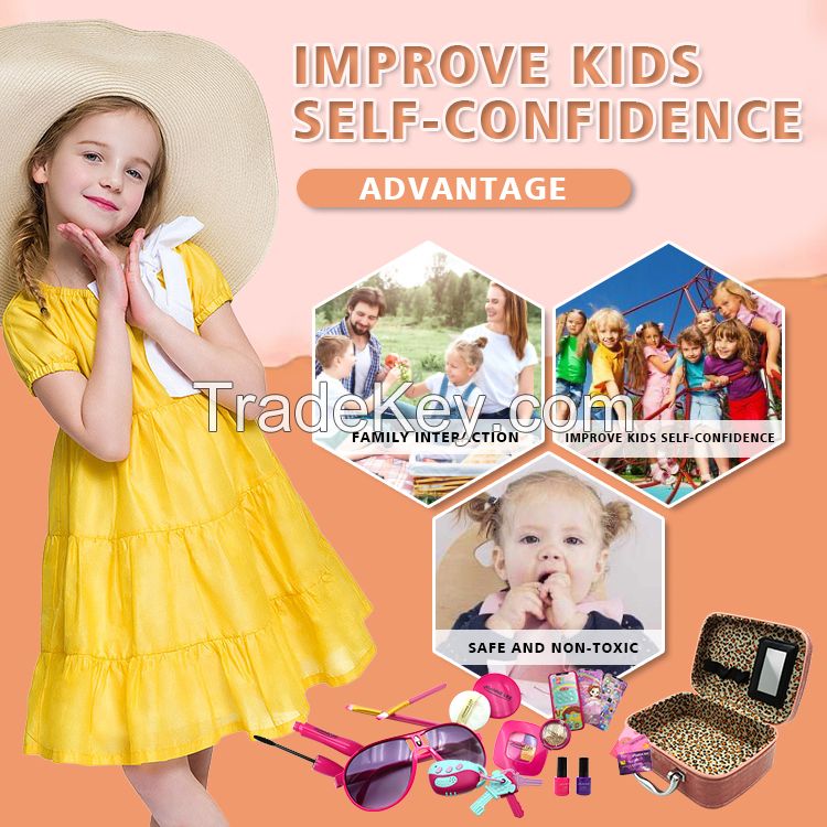 Wholesale Kids Cosmetics Pretend Play Makeup Set for Girl Makeup Toy for Kids Beauty Set Toys