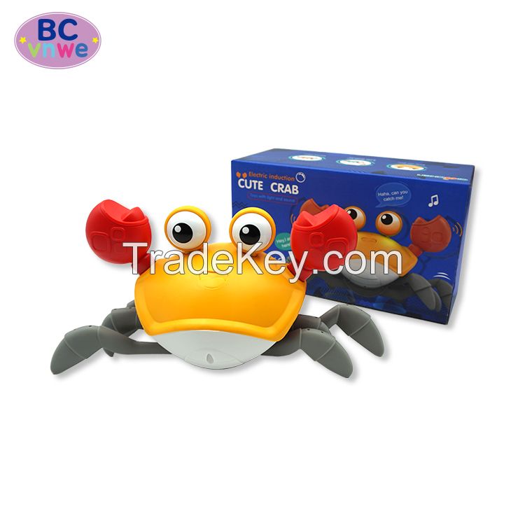 Hotselling Crawling Crab Baby Bath Toys Runaway Automatically Avoid Hand Electric Walking Baby Toys