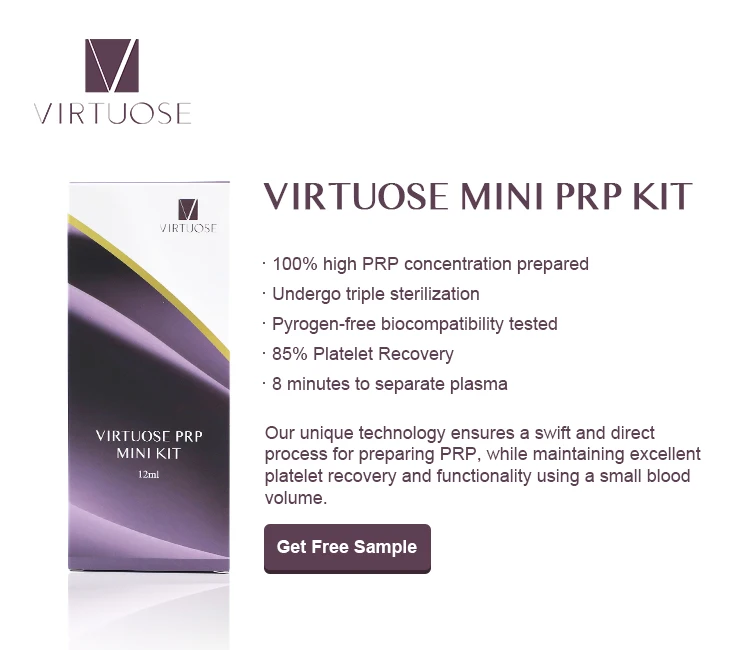 Virtuose Factory Directly Wholesale Mini PRP Kit for Facial