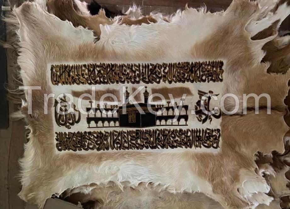 Calligraphy Goat Skin Leather
