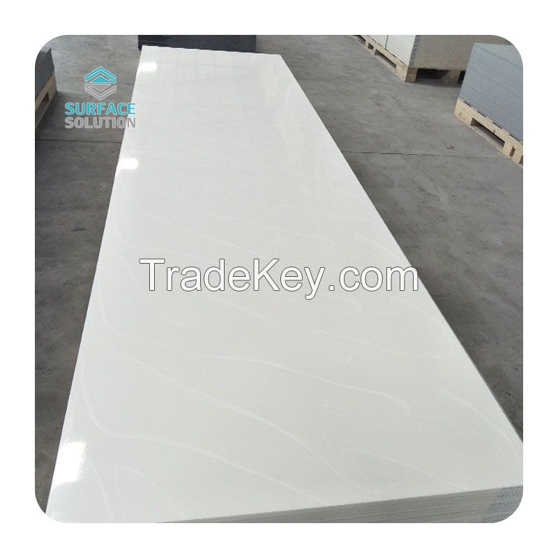 Factory Direct Sell 2440*760*12mm Modified Acrylic Solid Surface Countertops