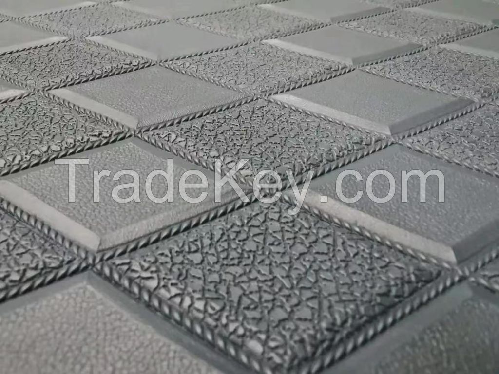 Classic, Stylish And Elegant  Diamond/small Checkered Pattern Pvc Leather
