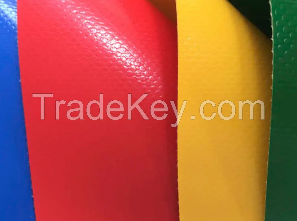 Colorful Membrane Structure PVC Coated Polyester Fabric