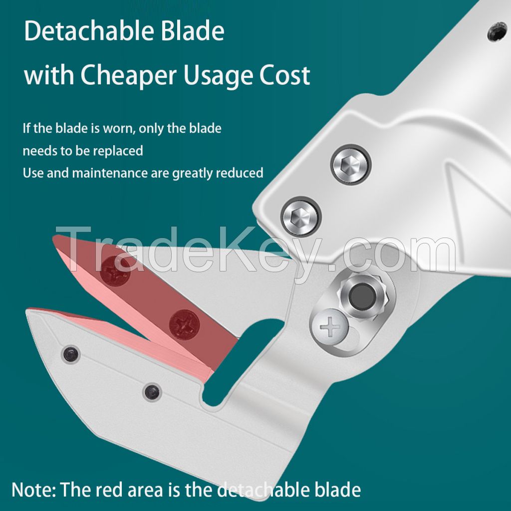 21V Lithium Handheld Metal Sheet Shears for Stainless Steel Plate Cutter, Blade Replaceable