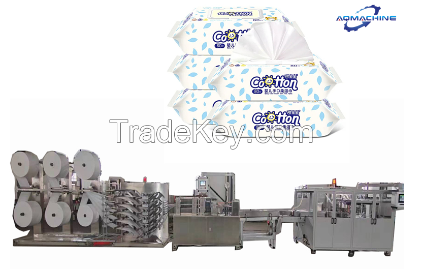 Wet wipes making machine