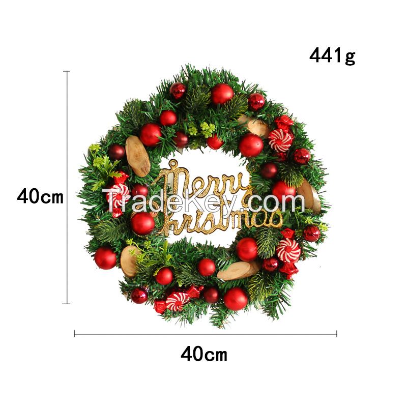 Wholesale Christmas artificial flower wreath