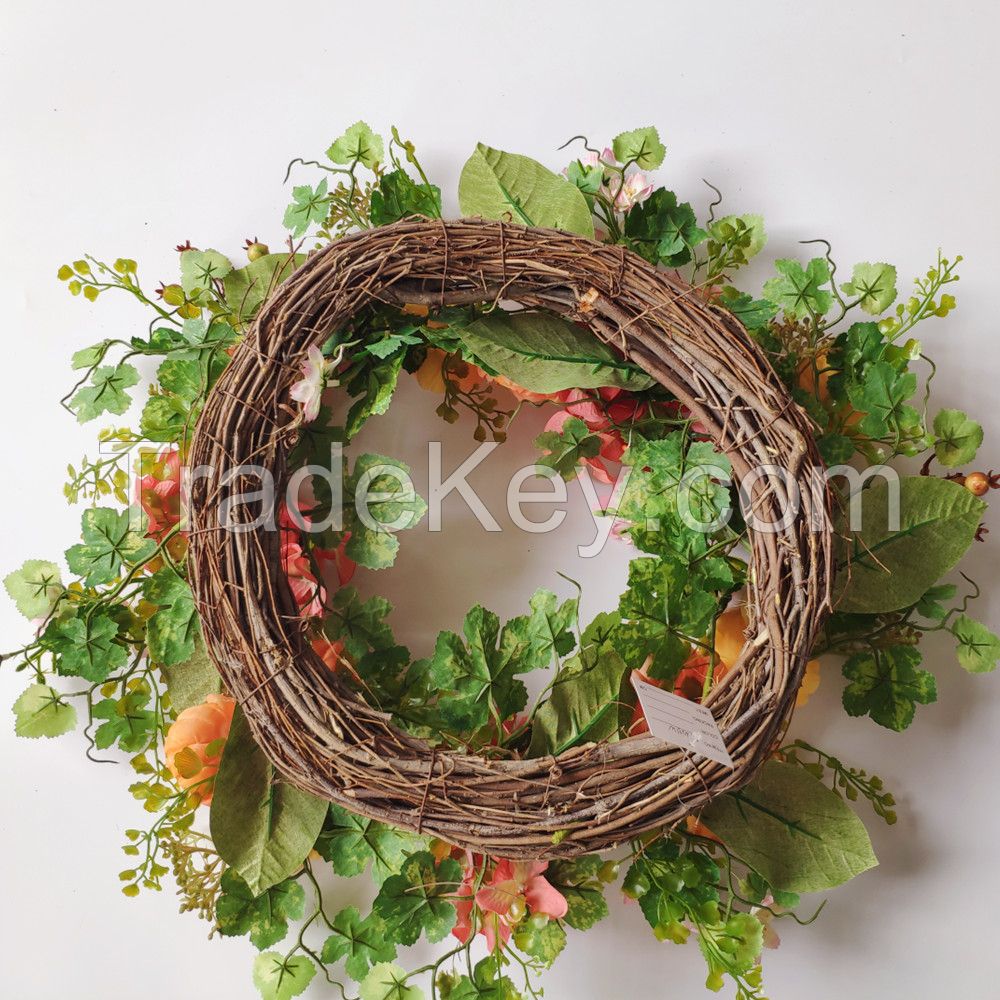 Wholesale Spring Artificial Flower Wreath