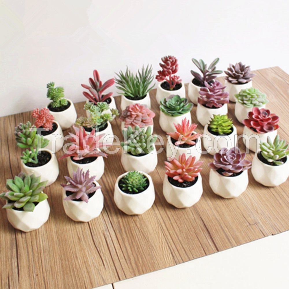  Artificial Fake Succulent Plants Potted