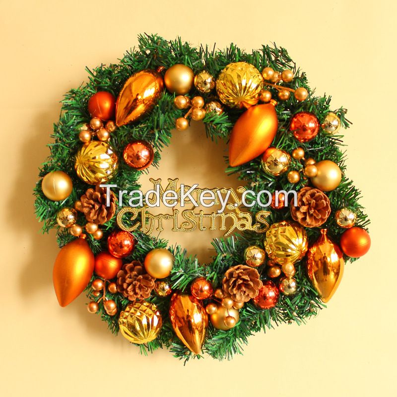 Wholesale Christmas Artificial flower wreath