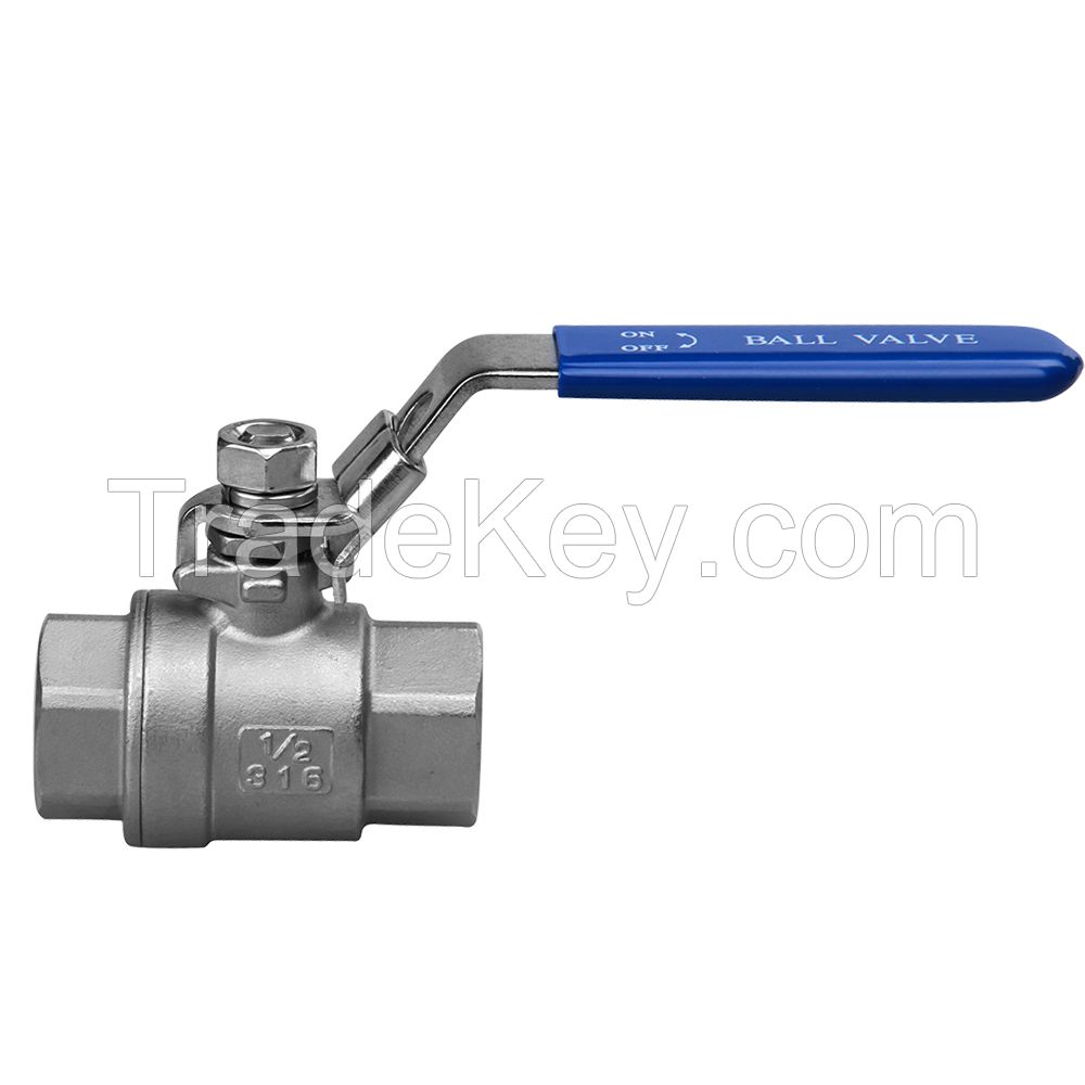 SS 2 PC BALL VALVE