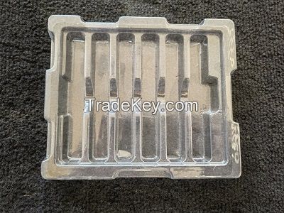 transparent PET clamshells plastic blister trays blister vacuum forming packaging