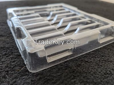 vacuum forming plastic blister trays blister packaging inner trays material PET 