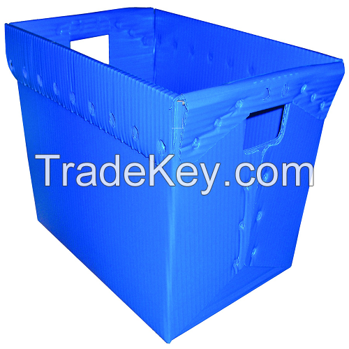 Stackable Antistatic PP Hollow Corrugated Plastic Storage Logistics Boxes