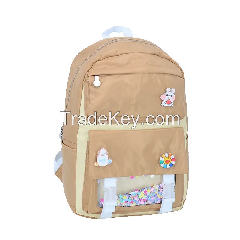 Hot Selling Custom Bags Girl School Backpack School Bag 2021 Waterproof OEM Customized Logo student bookbags travel backpacks