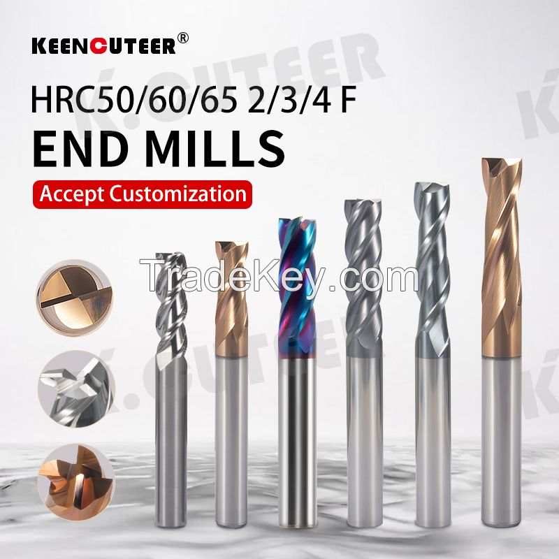Supply all series of End mills and CNC tools