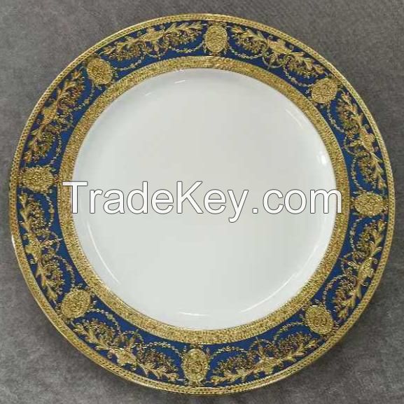 Fine porcelain / New bone china 16/18/24/36/60/72/90/109/111/120/145pcs gold dinnerware sets