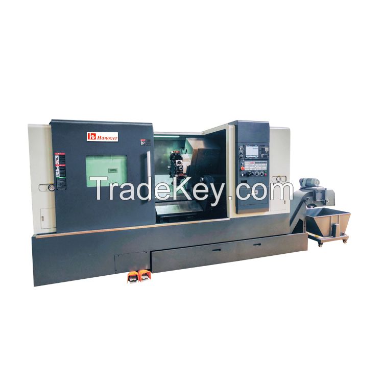 CNC Lathe with Hard Rail Inclined Bed