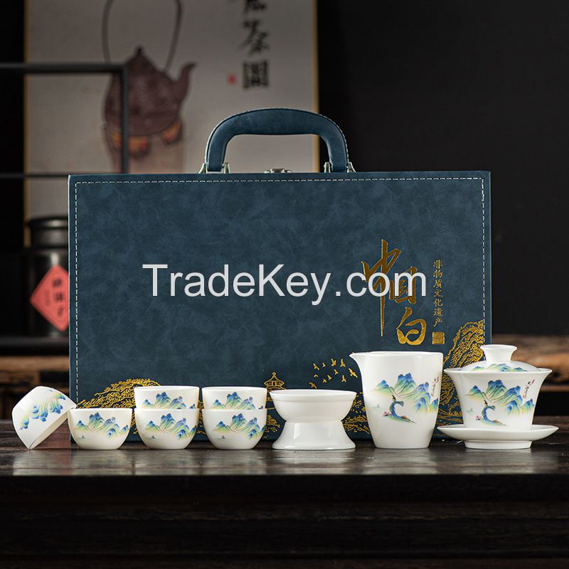 Traditional tea set with quality gift box