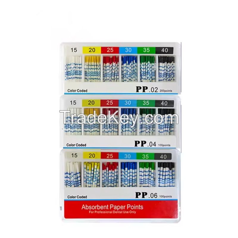 Dental Material PP Consumables Gutta Percha Absorbent Paper Points