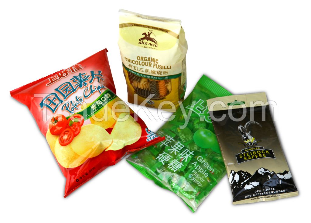 large vertical food salad snack potato chips candy coffee bean packing mahcine