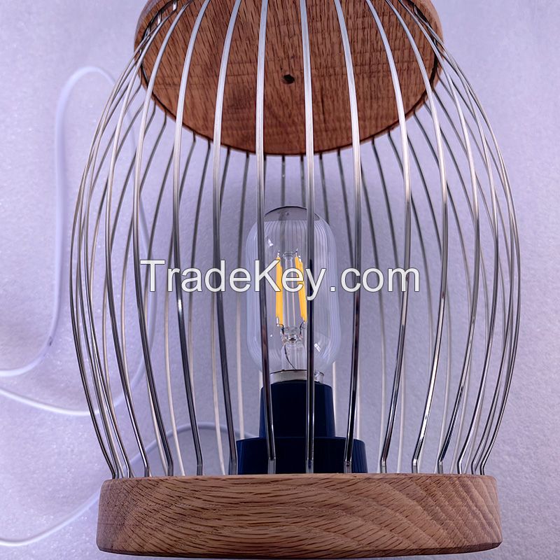 Wooden table lamp (specific price email communication)