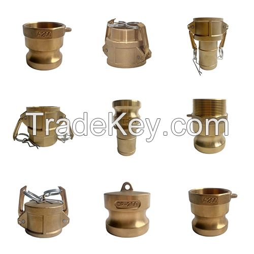 Brass camlock coupling