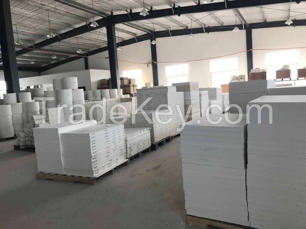 Hot Sale Ceramic Fiber Board 1260C-1900C Heat Resistant Thermal Insulation Blocks Industrial Materials