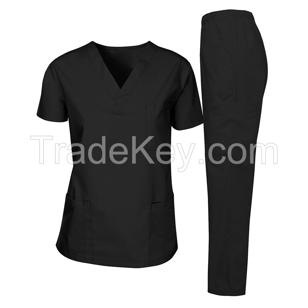 High Quality Design Scrub Sets Nursing Uniform Short Sleeved