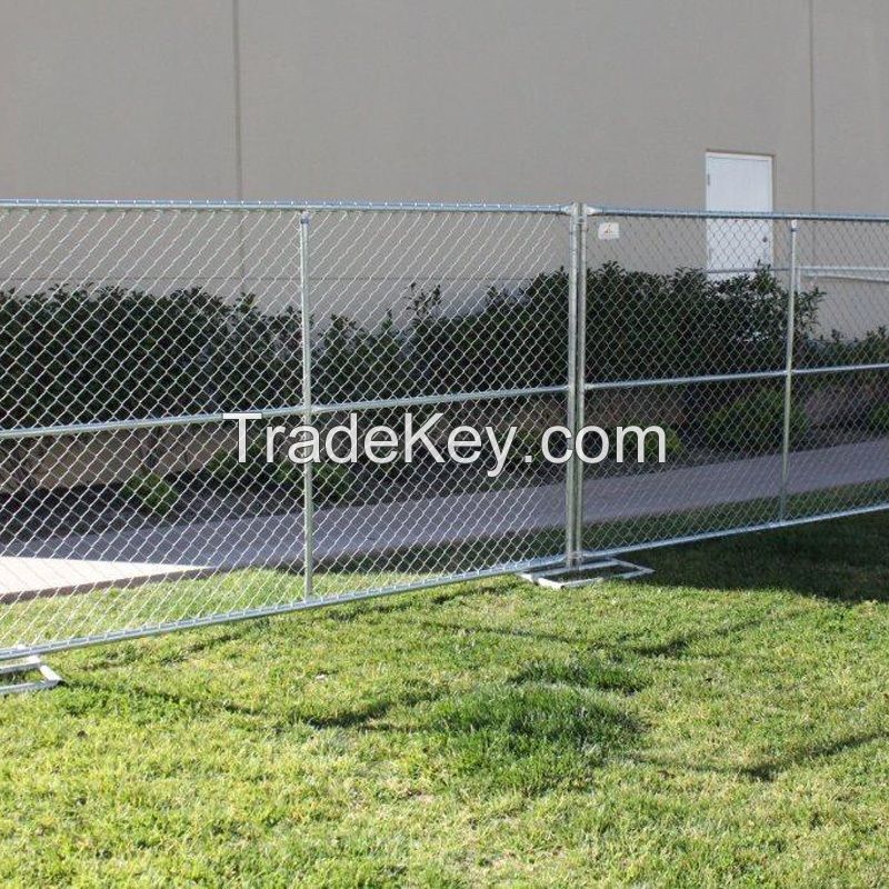 Tempoary Fence Wire Mesh Fencing Panel Construction Site Hired Rent Movable
