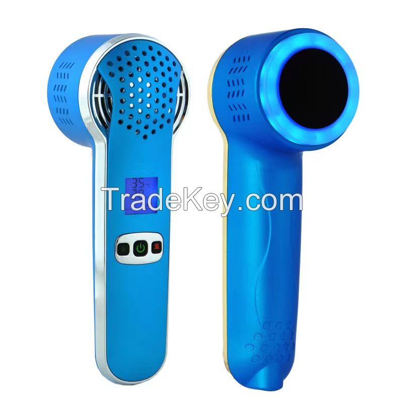 Household LED red and blue light cold and hot hammer beauty instrument device Photon rejuvenation and whitening
