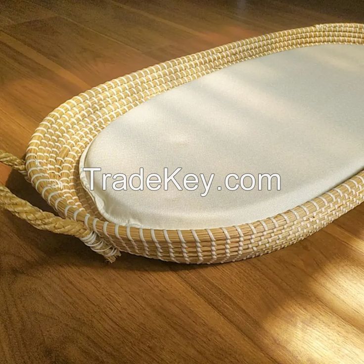 Best Selling Seagrass Baby Changing Basket Seagrass Baby Bed Handmade Baby Changing Basket Made In Vietnam Odm/oem Fba Amazon