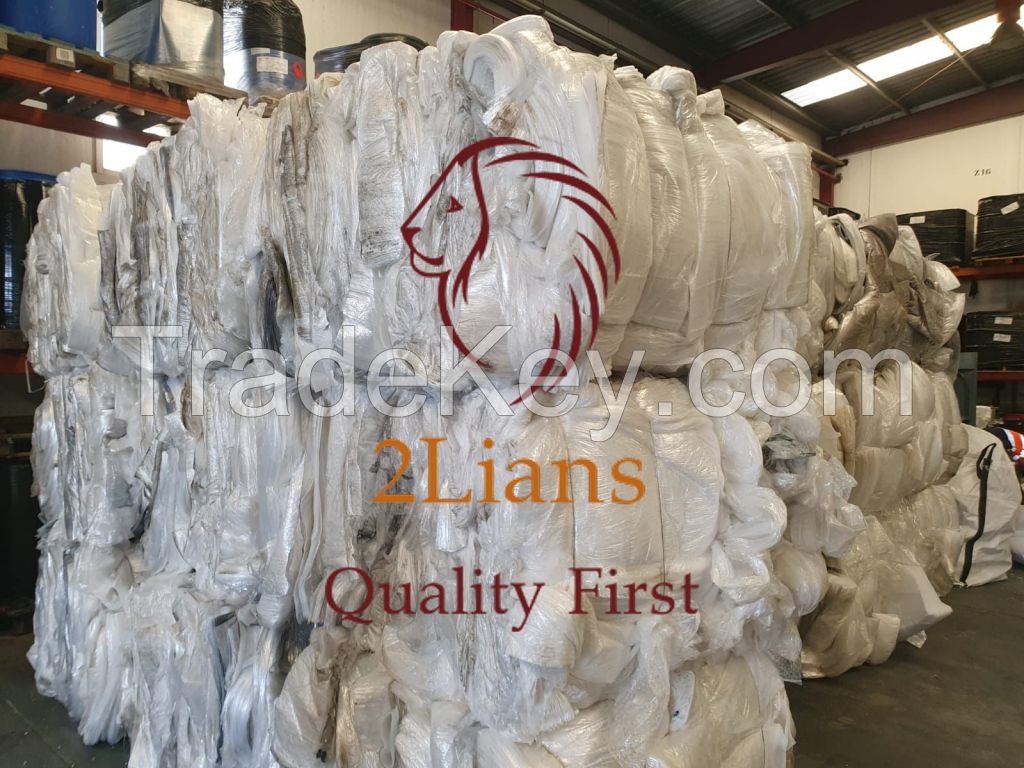 LDPE Film bales natural, Agri film, grade A, reycled plastic