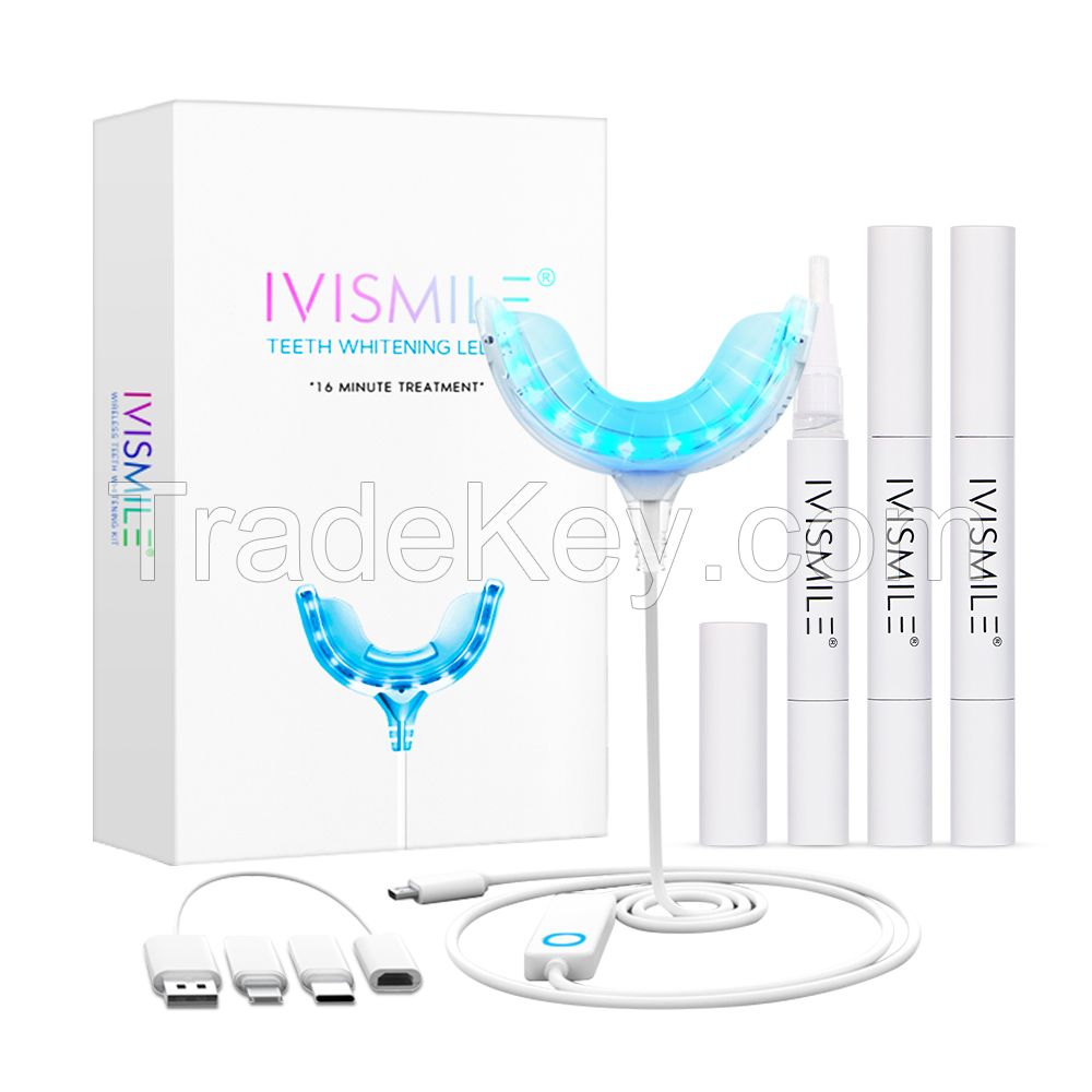 Ivismile Ce Certified Professional Best Teeth Whitening Light At Home Teeth Whitening Kit With Led Accelerato