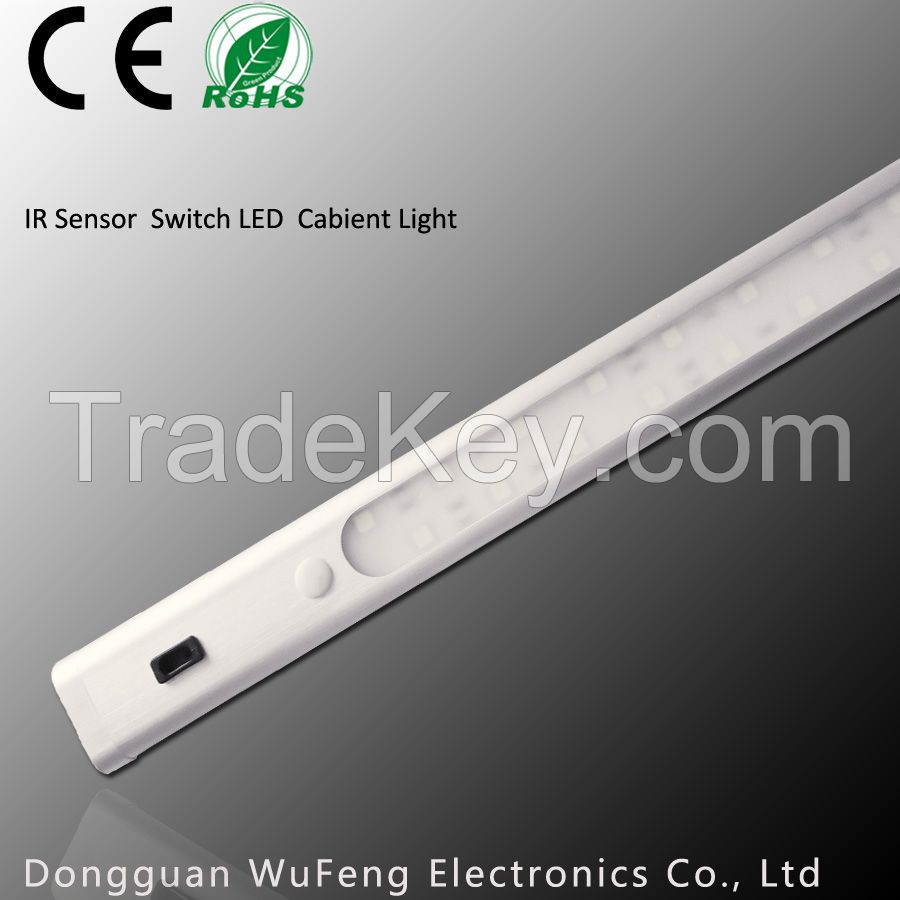 Ultrathin aluminum infrared sensor switch LED Cabient Light