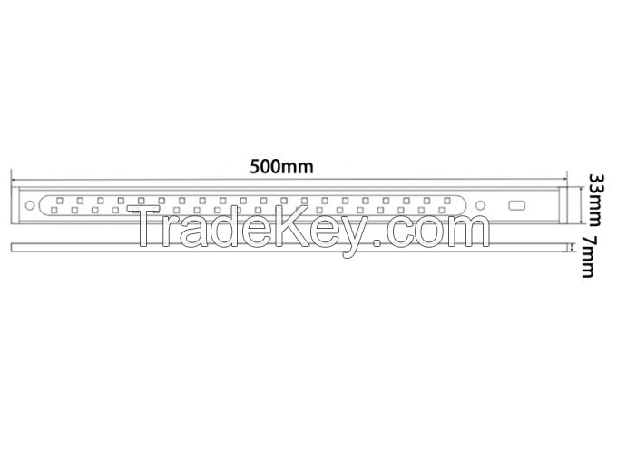 Ultrathin aluminum infrared sensor switch LED Cabient Light