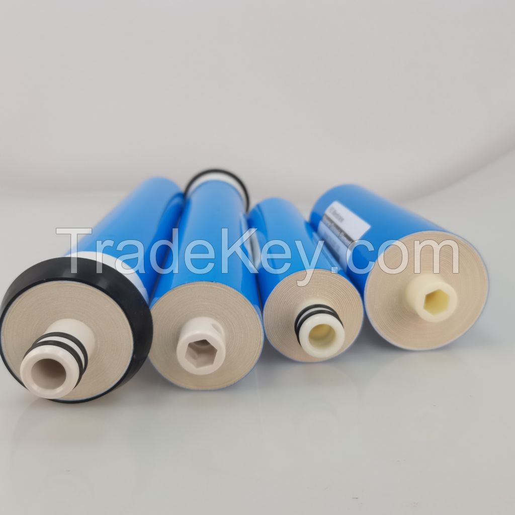 High Flow Rate 100 Gpd Water Purification Equipment Reverse Osmosis RO Membrane Filter Element