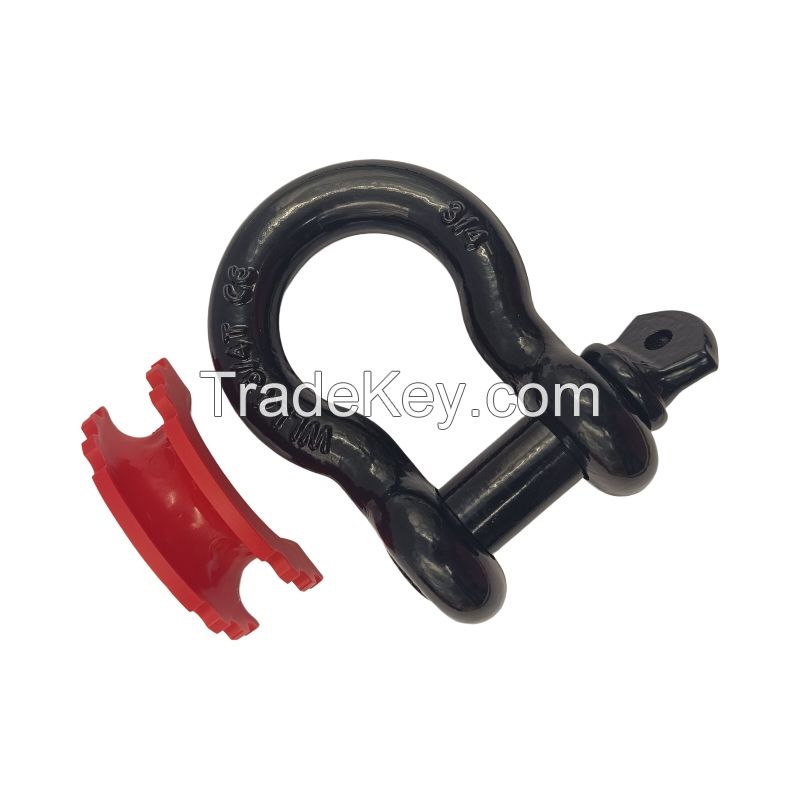 Manufacturer direct bow shackle D-type American shackle lifting hook U-type shackle ring ring horseshoe buckle buckle shackle