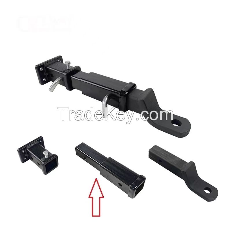 Trailer connector square sleeve extension rod trailer tube trailer arm
