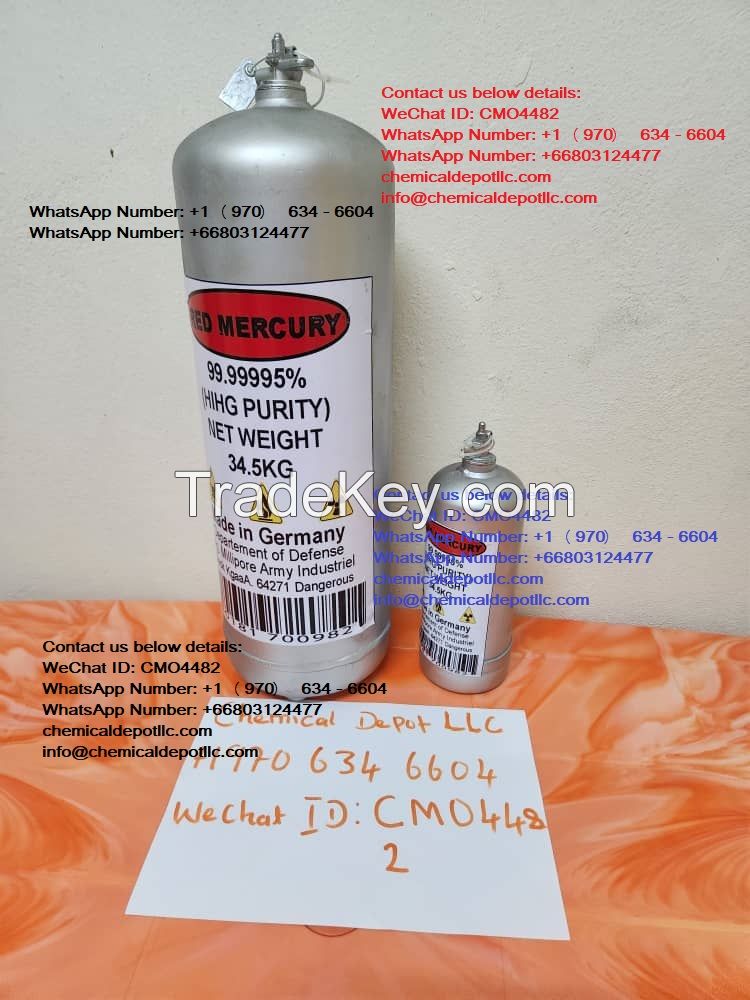 Buy 99.9% Pure Red Liquid Mercury | Chemical Depot llc