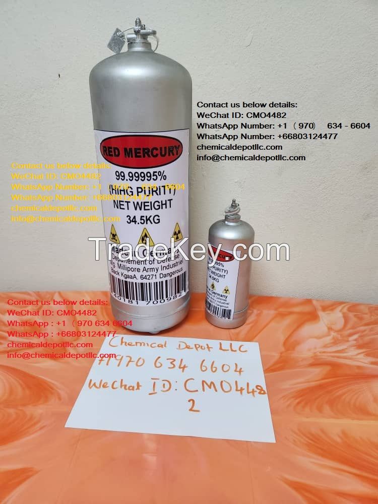 Buy 99.9% Pure Red Liquid Mercury | Chemical Depot llc