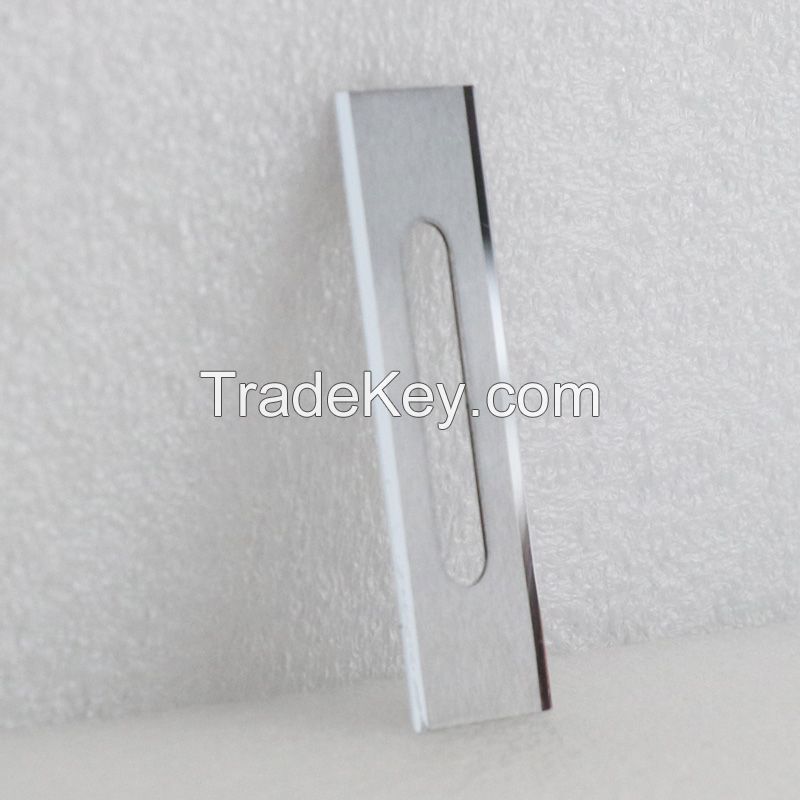 Tungsten Carbide  Industrial Thin Knife  Blade For Chemical Fiber Cutting
