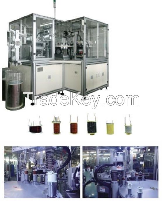 Comprehensive winding machine for starter solenoid switch