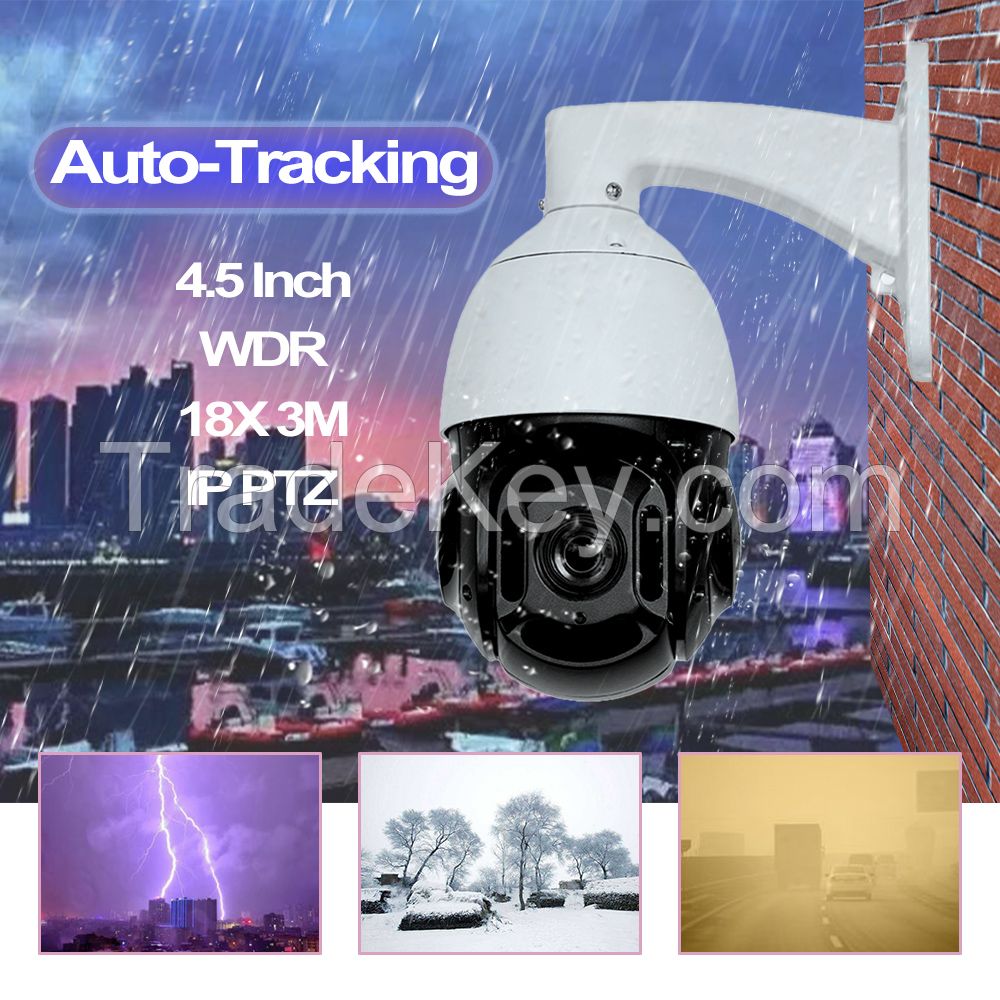 WDR 120dB 3MP Auto Tracking Uniview IP Security Speed Dome PTZ Camera Outdoor Human Detection Smart CCTV PTZ Camera