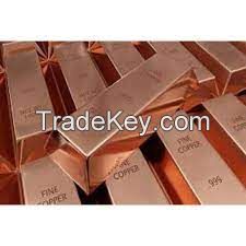 â€‹99.999% Pure Copper Ingots 5-7N Purity High Purity Copper Ingots 99.99% Copper Ingots On Sale